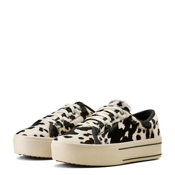 ARIAT SKYLAR BLACK/WHITE COW PRINT - FOOTWEAR LADIES - 10080404