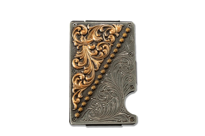 3-D BELT SMART WALLET COPPER SCROLLING D250016197