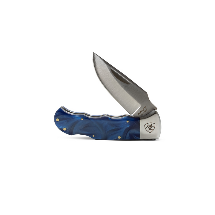 ARIAT SMOOTH BLADE BLUE SMALL - ACC KNIVES - A710011027-s