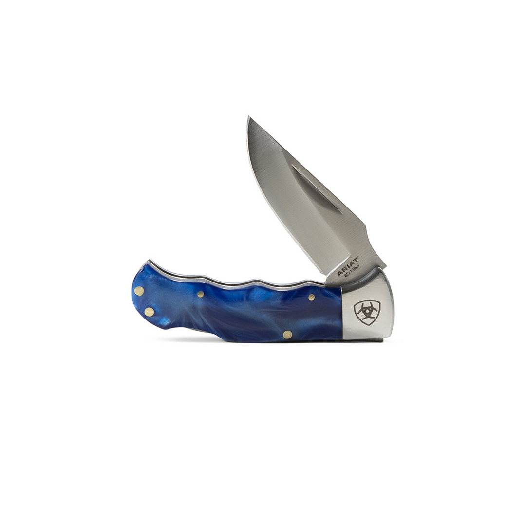 ARIAT SMOOTH BLADE BLUE SMALL - ACC KNIVES - A710011027-s