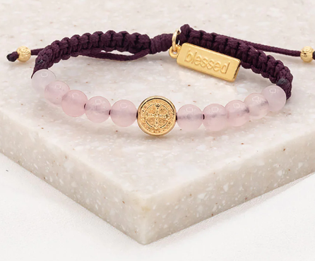 Wake Up and Pray Meditation Bracelet