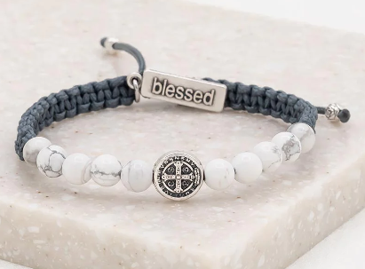 Wake Up and Pray Meditation Bracelet