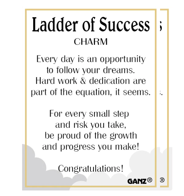 Ladder of Success Pocket Token Charm