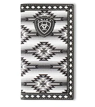 Ariat Men's Southwest Diamond Fabric Rodeo Wallet-A3558801