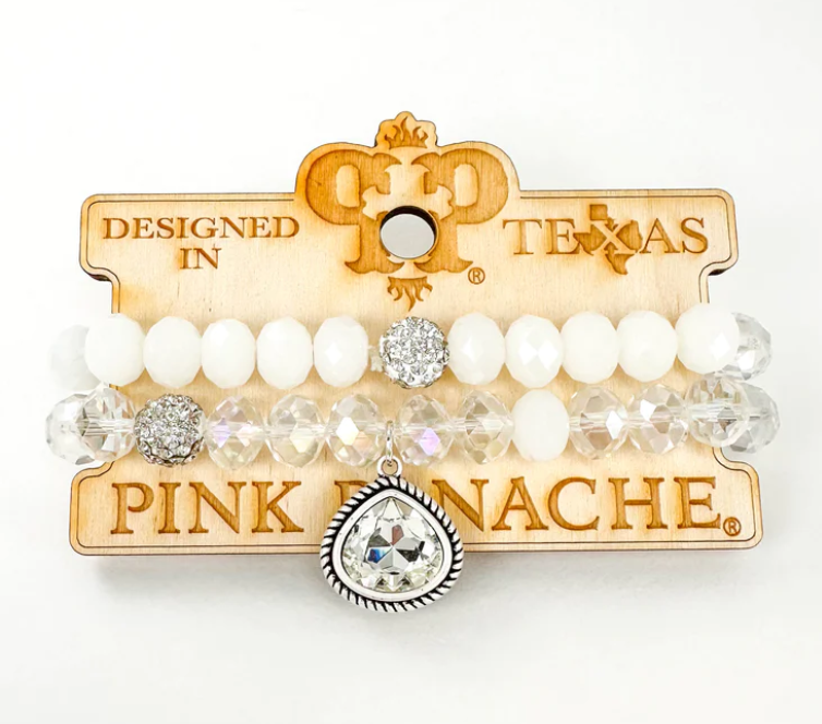 B-370 BEAD BRACELET WITH CHARM