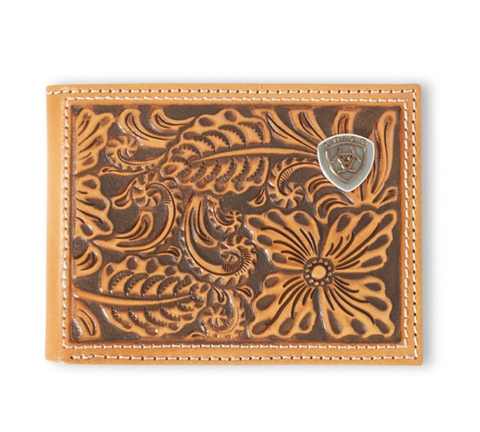 ARIAT BIFOLD FLORAL EMBOSSED FLORAL - ACCESSORIES WALLET - A3559848