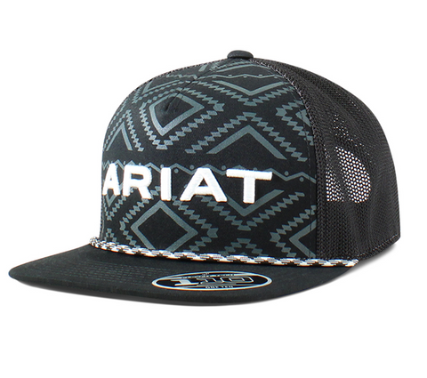 ARIAT AZTEC ROPE BLACK - HATS CAP - A300072001