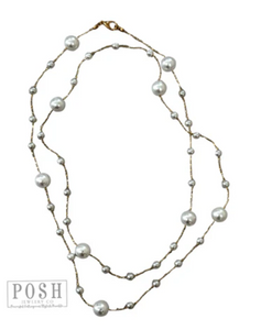 9PN194 PEARL BEAD NECKLACE