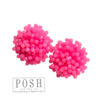 9PE537 NEON CLUSTER EARRING