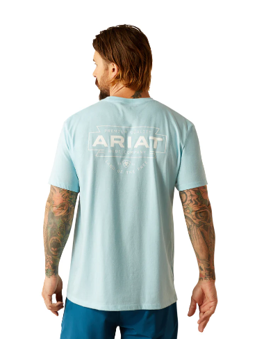 Ariat Mens Light Blue Southwest Simple T-Shirt-10054831