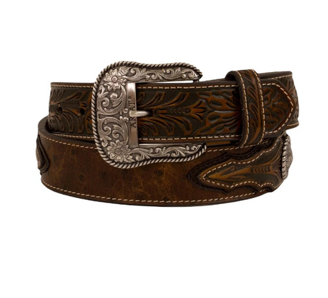 Ariat Mens Brown Leather Belt - A1024402