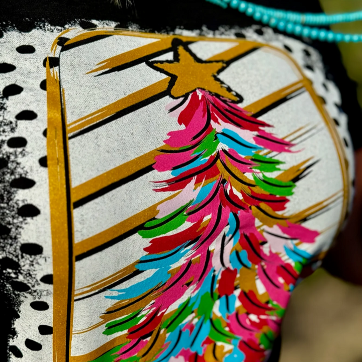 Paintbrush Christmas Tree Tee