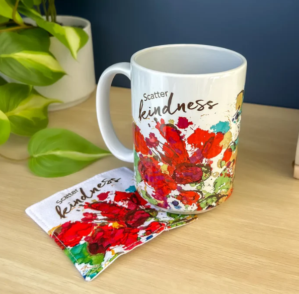 Scatter Kindness Mug & Coaster Set