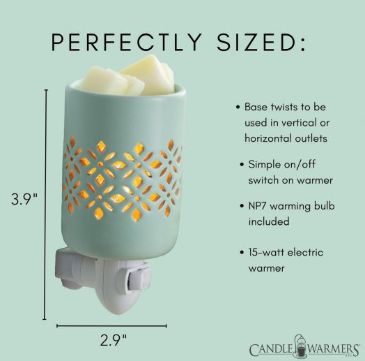 Soft Mint Pluggable Fragrance Warmer