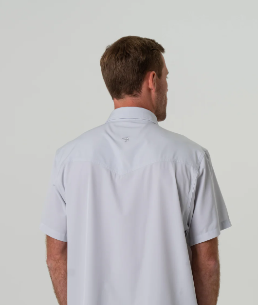BURLEBO Performance Western Shirt - White