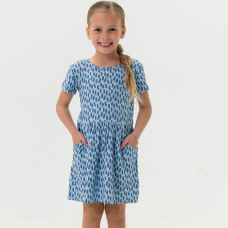 Youth Moxie Dress - Bluebonnet