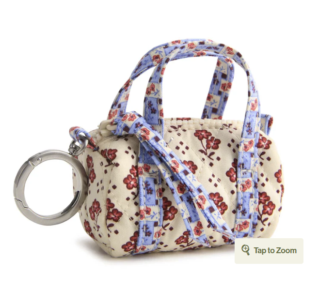 Vera Bradley Original Duffel Bag Charm