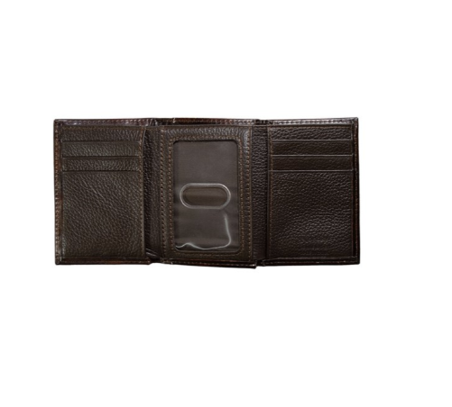 Nocona Men's Trifold Floral Embossing Wallet-N500051302