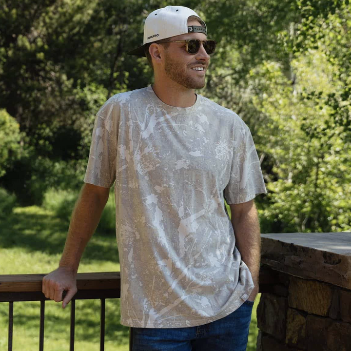 Burlebo Vintage Washed Tee - Drifter Camo