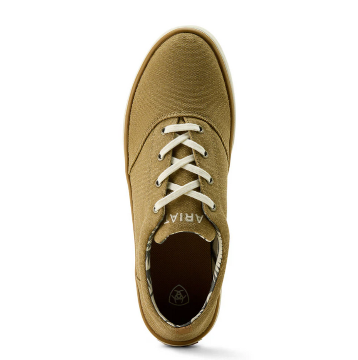 Ariat Mens Slater Shoes (10070318) Washed Tan Canvas