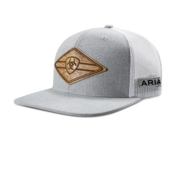 Ariat Grey Diamond Boot Stitch Cap A300097006