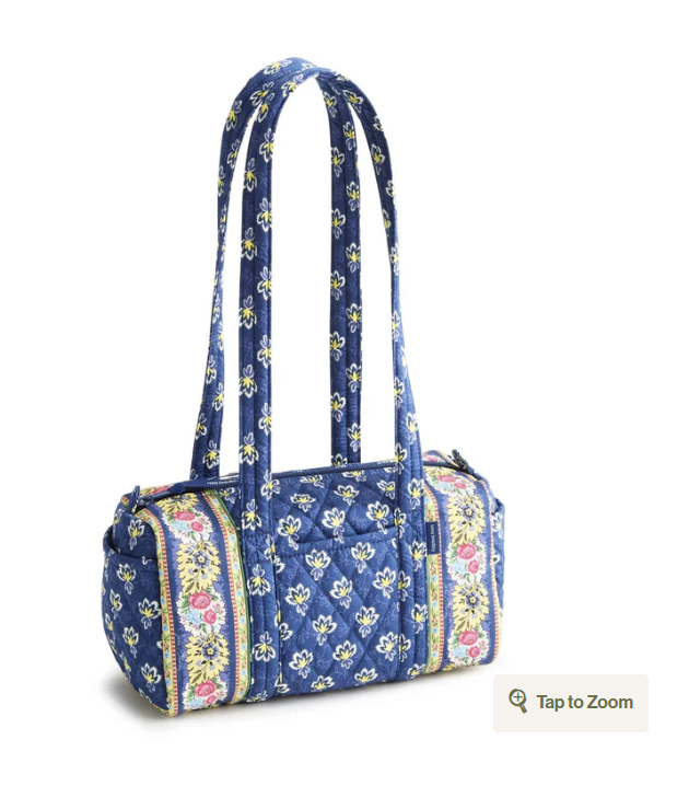 Vera Bradley Original 100 Handbag Maison Blue