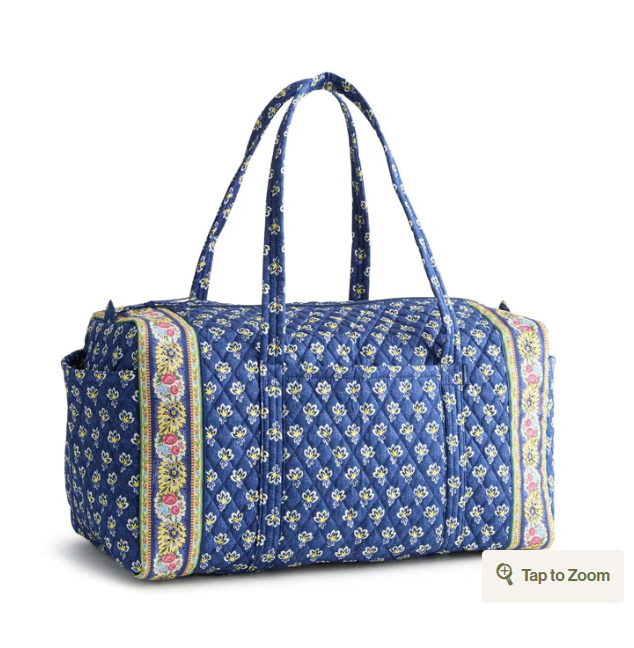 Vera Bradley Large Original Duffel-Maison Blue