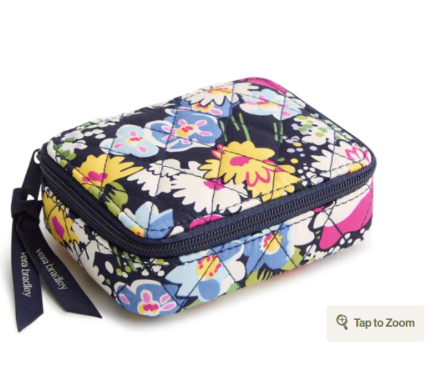 Vera Bradley Travel Pill Case Poppy fields