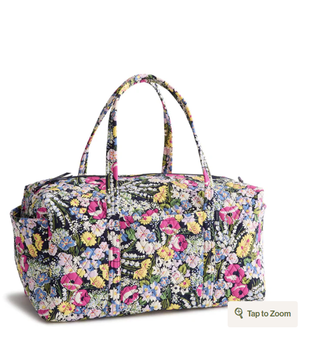 Vera Bradley Large Original Duffel Bag Poppy fields