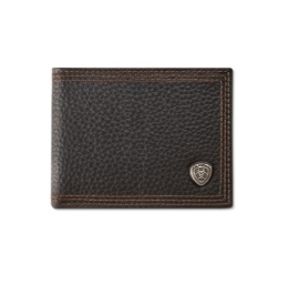 Ariat Men's Bifold Leather Concho Western Wallet A35678282