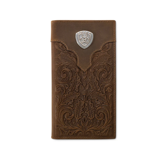 ARIAT TOOLED LEATHER RODEO WALLET A3568844