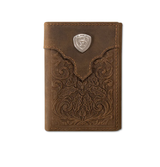 Ariat Scroll Overlay Trifold Wallet A3568944