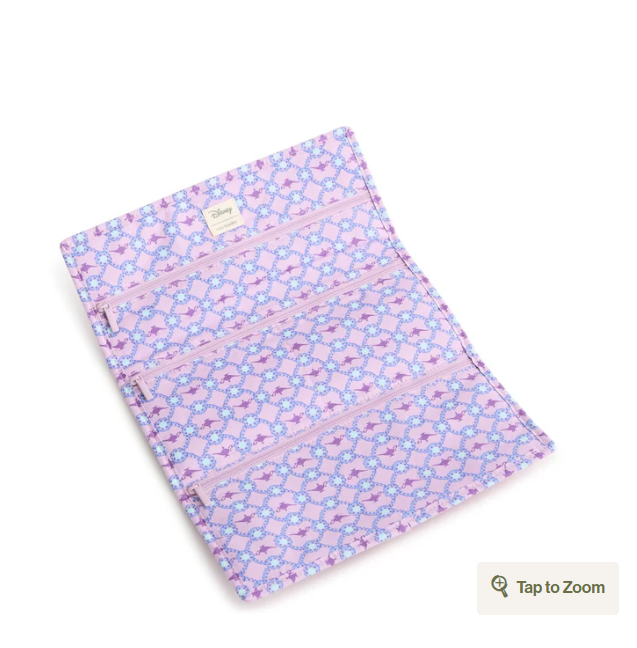 Disney Jewelry Roll Jasmine medallion smoky grape in Premium cotton