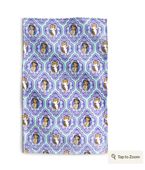 Disney Plush Throw Blanket Jasmine medallions in Fleece