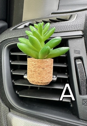Plant Car Vent Clip Air Freshener Diffuser (Reusable)