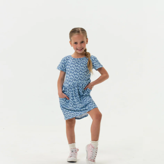 Youth Moxie Dress - Bluebonnet