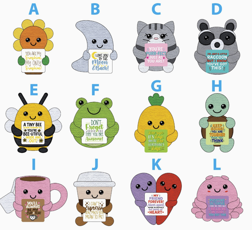 Emotional Support Crochet Plush Pals