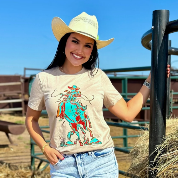 Sunset Cowboy Tee