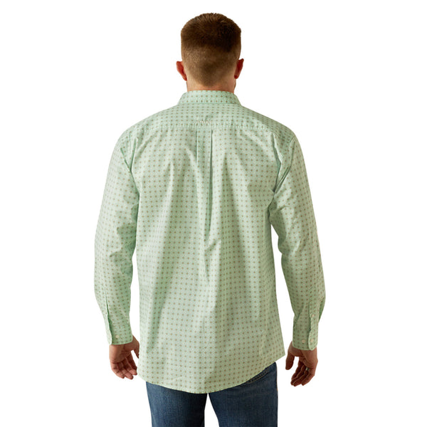 ARIAT TEAM PIERSON LIGHT GREEN - MENS SHIRT - 10054733