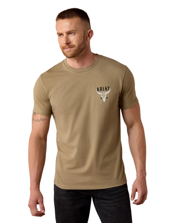 Ariat Men's Best Longhorn Short Sleeve Graphic T-Shirt - 10080708