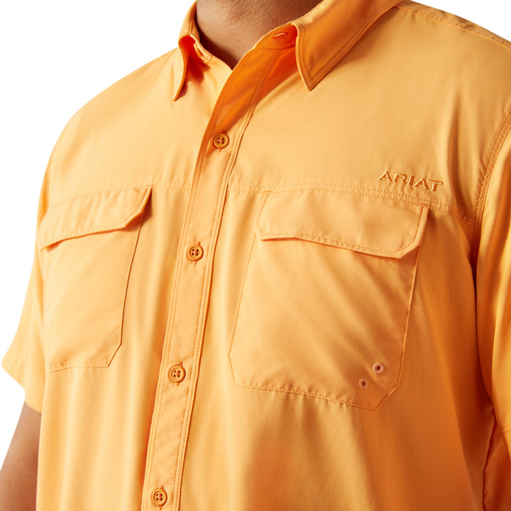 ARIAT VENTTEK OUTBOUND FITTED PEACH - MENS SHIRT - 10058856