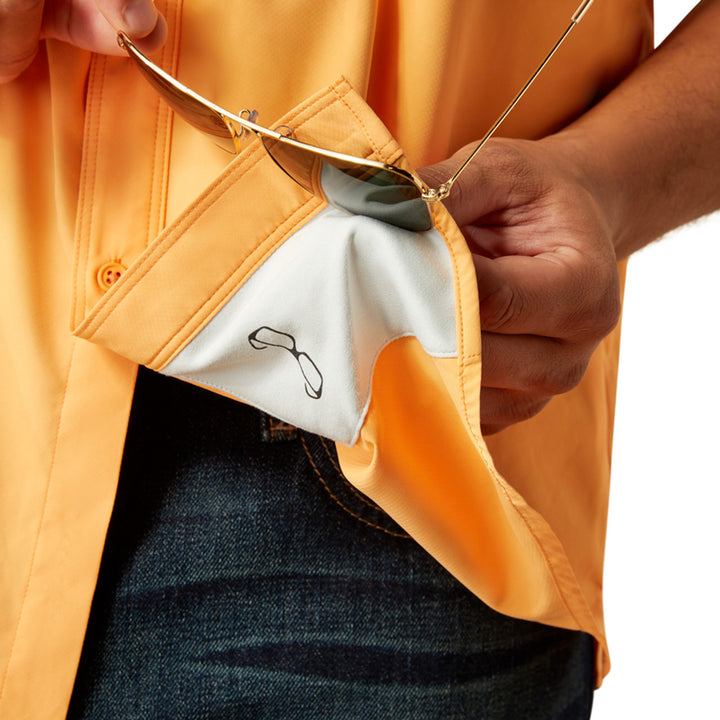 ARIAT VENTTEK OUTBOUND FITTED PEACH - MENS SHIRT - 10058856