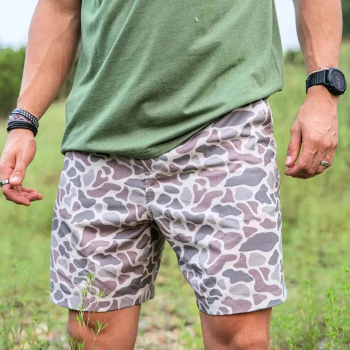 BURLEBO Classic Deer Camo Everyday Shorts