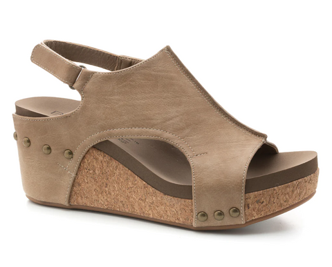 Carley Taupe Smooth by Corky