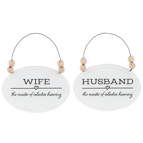 Husband & Wife Humor Ornament