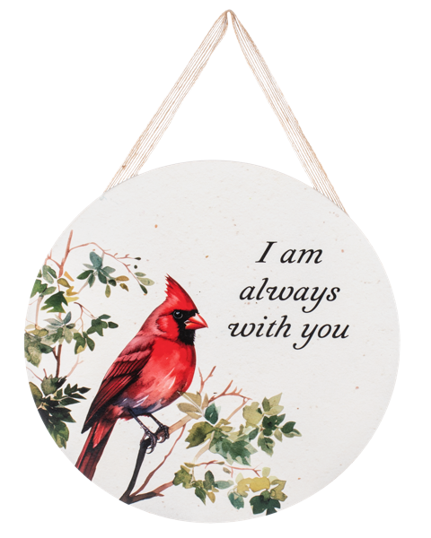 Cardinal Memorial Text Wall Decor