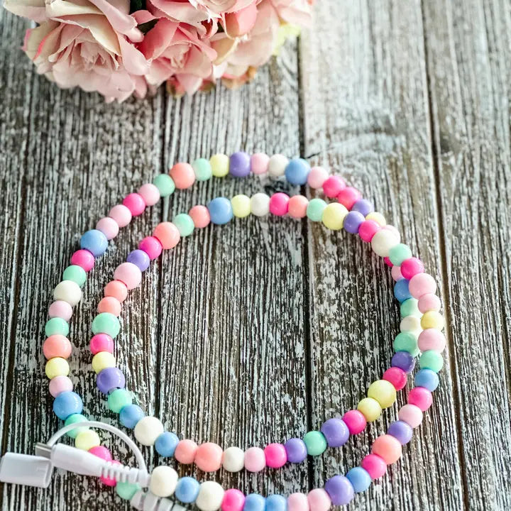 Candy "Colorful Beads" 2 in 1 Phone Charger