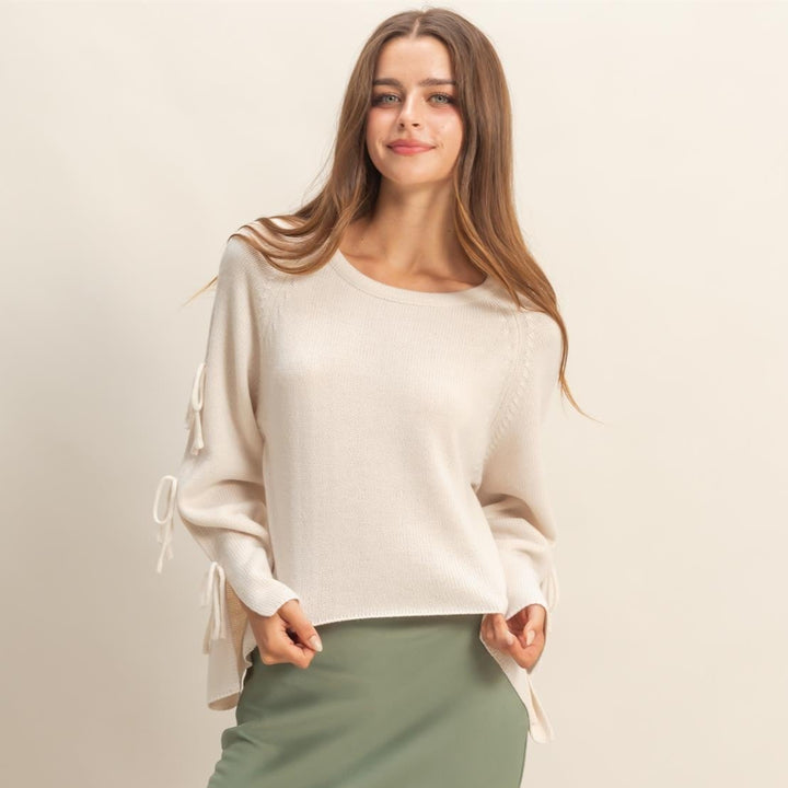 Tied Bow Sweater
