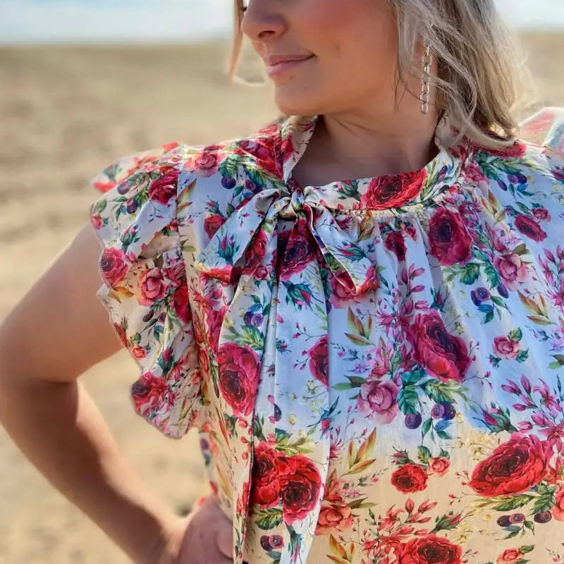 Sterling Kreek Porcelain Petals Top