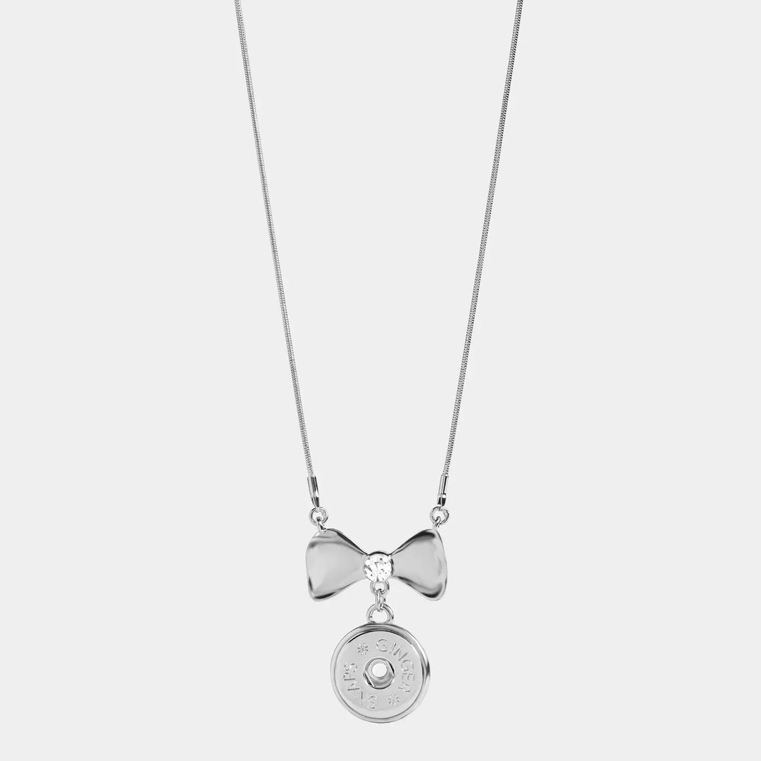 Bow Necklace - Ginger Snaps
